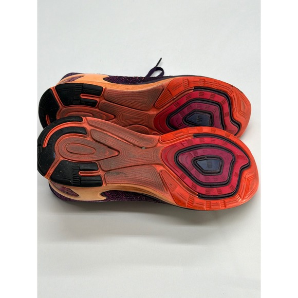 Nike Women LunarGlide 7 Running Shoes Purple Orange Athletic Sneakers 747356-500 - Picture 10 of 11